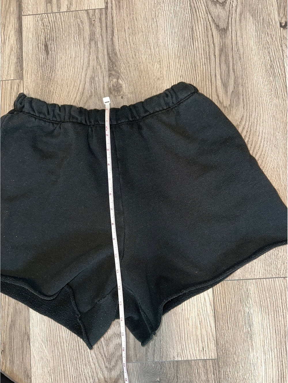 Aerie Black Medium Fleece Lounge Shorts with Elastic Waistband